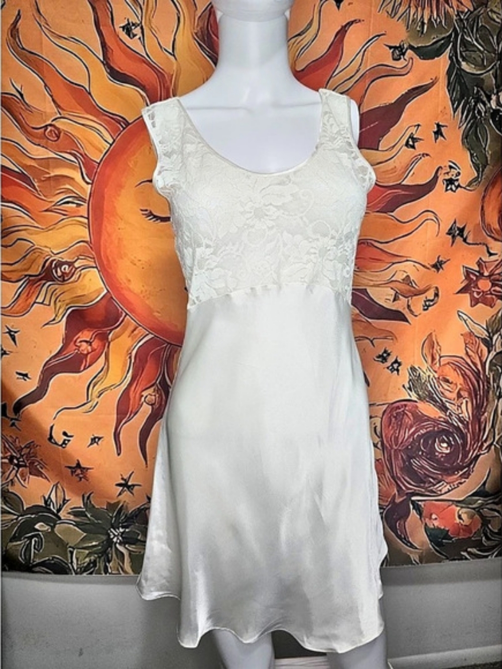 Victoria'Small Secret Lace Mini Dress in White Size Small Like New